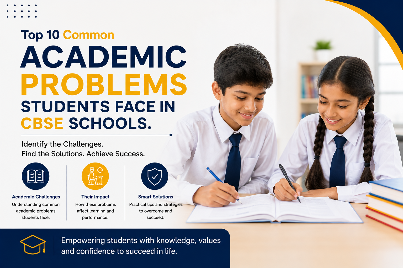Top 10 Common Academic Problems Students Face in CBSE Schools and How Parents Can Help.