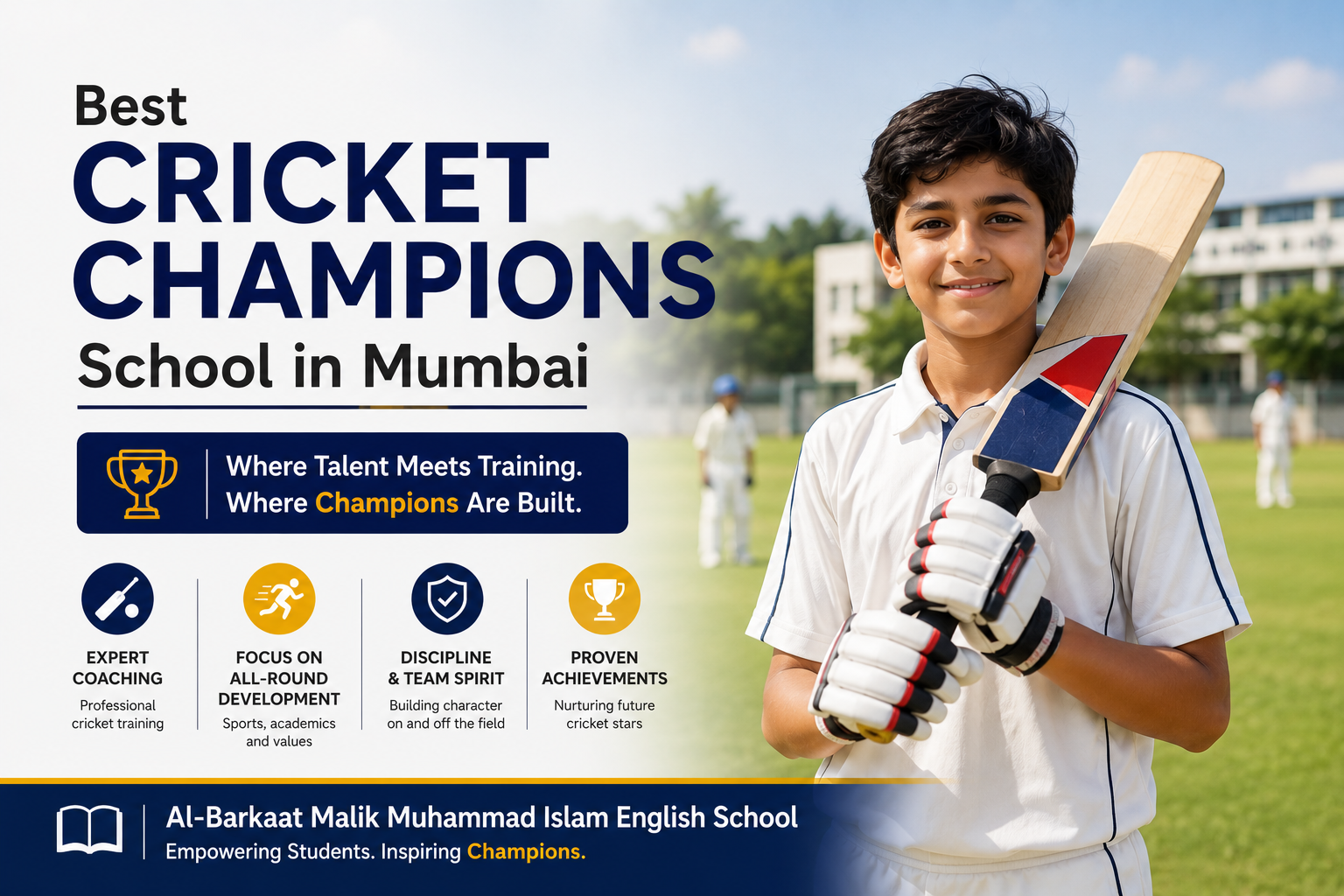 Best Cricket Champions School in Mumbai.